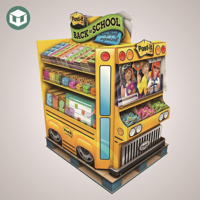 Bus Shape Display Stand 1