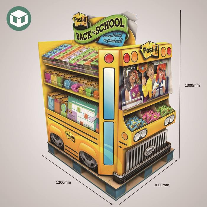 Bus Shape Display Stand 2