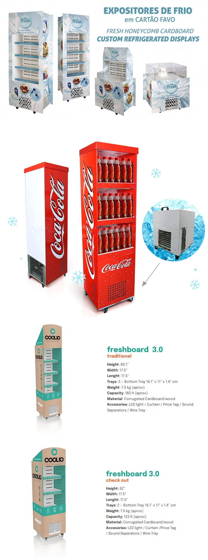 Cardboard Cooler Display Cardboard Cooler Display